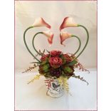 "Őszi Szerelem" örök-ikebana 