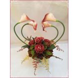 "Őszi Szerelem" örök-ikebana 