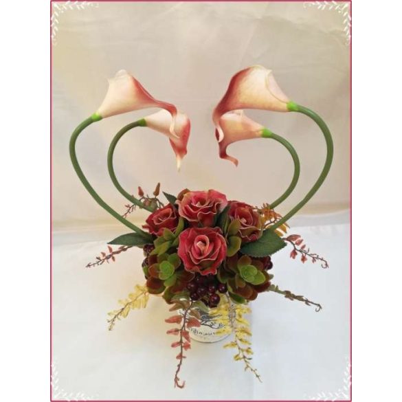 "Őszi Szerelem" örök-ikebana 