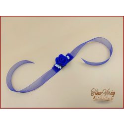 Királykék csuklódísz 