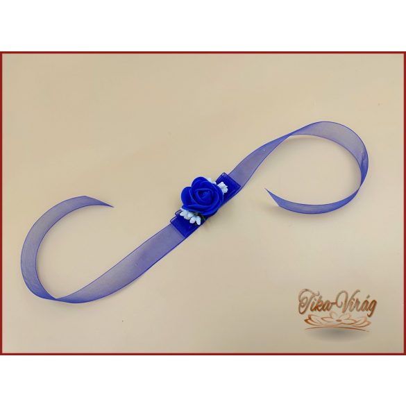 Királykék csuklódísz 