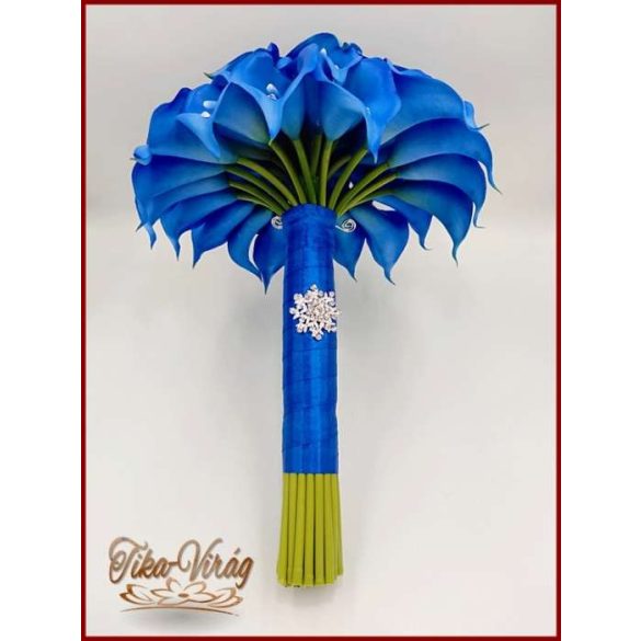 36 virágos Király-kék kálás örök-csokor 