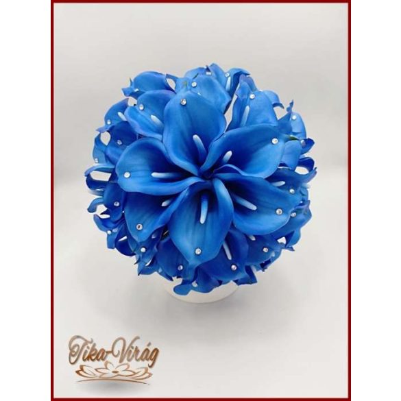 36 virágos Király-kék kálás örök-csokor 