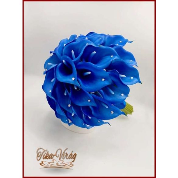 36 virágos Király-kék kálás örök-csokor 