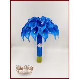 36 virágos Király-kék kálás örök-csokor 