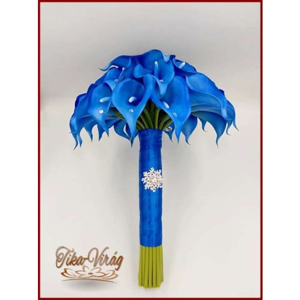 36 virágos Király-kék kálás örök-csokor 