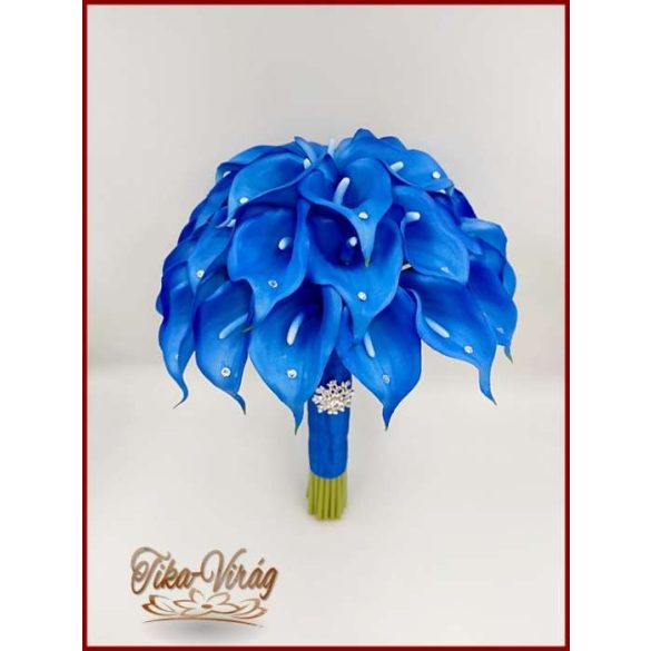 36 virágos Király-kék kálás örök-csokor 