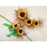 Napraforgós csuklódísz 