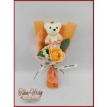 Barack szappan rózsa-barack macival 