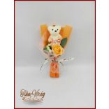 Barack szappan rózsa-barack macival 