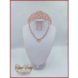 Gold-Rose Korona + Nyakék szett variáció 183507.gr.