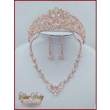 Gold-Rose Korona + Nyakék szett variáció 183507.gr.