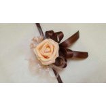 Csuklódísz csoki-barack-fehér 