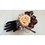 Csuklódísz csoki-barack-fehér 