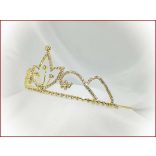 Arany színű Kristály-strasszos Tiara 184033.