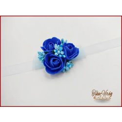 Csuklódísz királykék-világoskék 