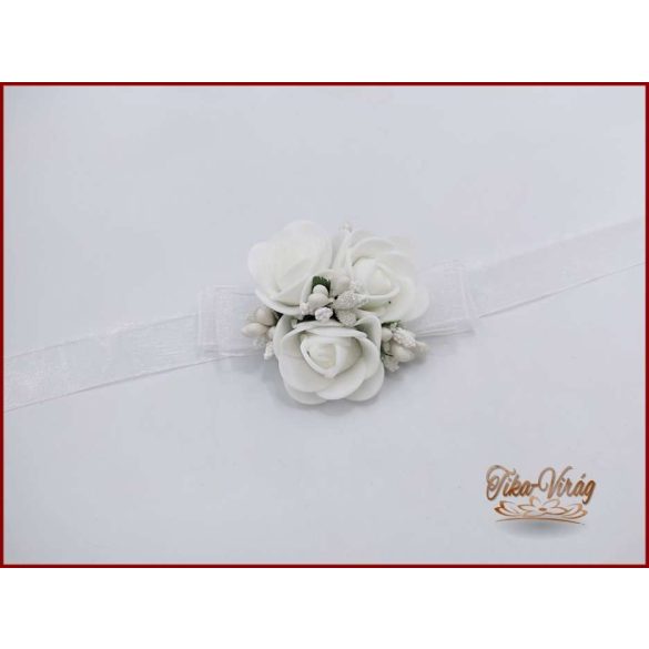 Csuklódísz fehér 