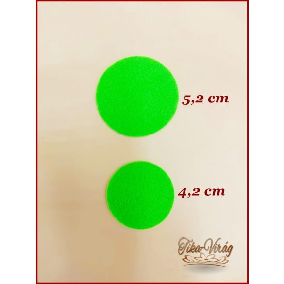 Filc kör forma 10db/csomag