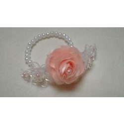 Csuklódísz barack-fehér 