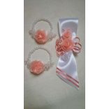 Csuklódísz barack-fehér 