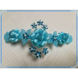 Türkizkék fejdísz 