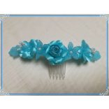 Türkizkék fejdísz 