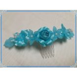 Türkizkék fejdísz 