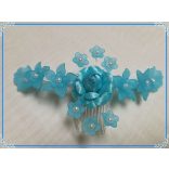 Türkizkék fejdísz 