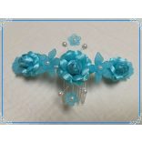 Türkizkék fejdísz 