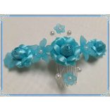 Türkizkék fejdísz 