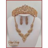 Gold-Rose Korona + Nyakék szett variáció 192054.