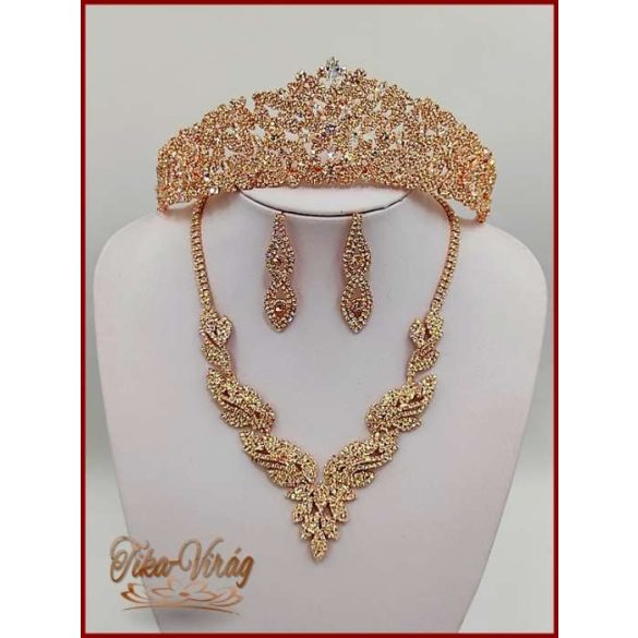 Gold-Rose Korona + Nyakék szett variáció 192054.