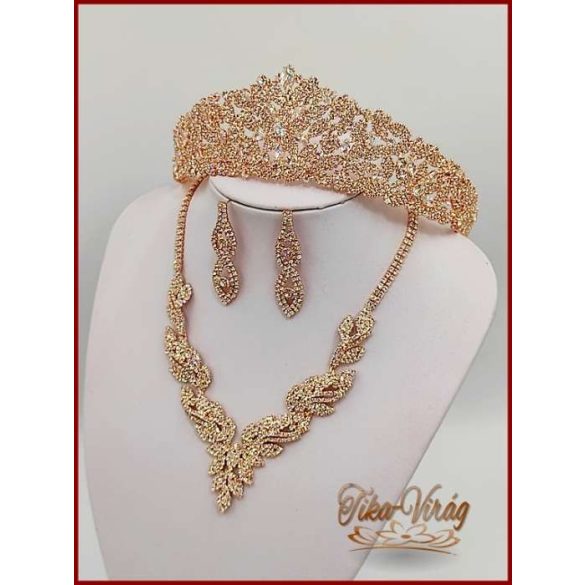 Gold-Rose Korona + Nyakék szett variáció 192054.
