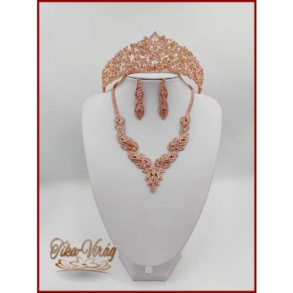 Gold-Rose Korona + Nyakék szett variáció 192054.