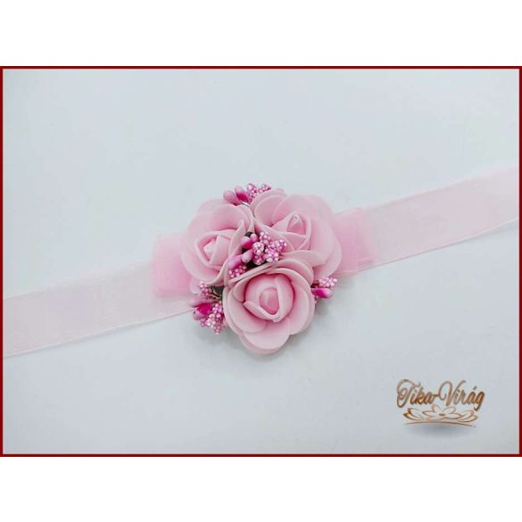 Csuklódísz rózsaszín 