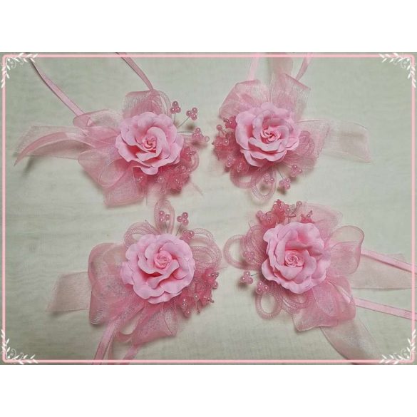 Csuklódísz rózsaszín 