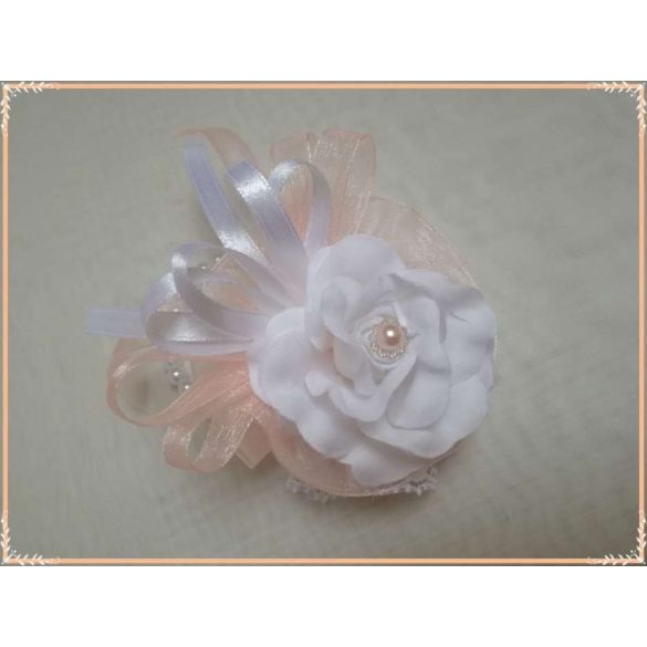 Csuklódísz Barack-fehér 