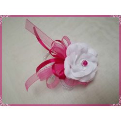 Csuklódísz Pink-fehér 