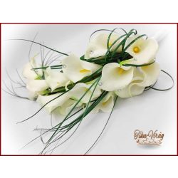 18 szál Fehér Kálás örö-csokor 
