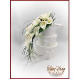 18 szál Fehér Kálás örö-csokor 