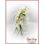 18 szál Fehér Kálás örö-csokor 