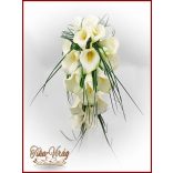 18 szál Fehér Kálás örö-csokor 