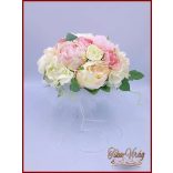 VINTAGE RÓZSASZÍN Peóniás Örök-csokor 