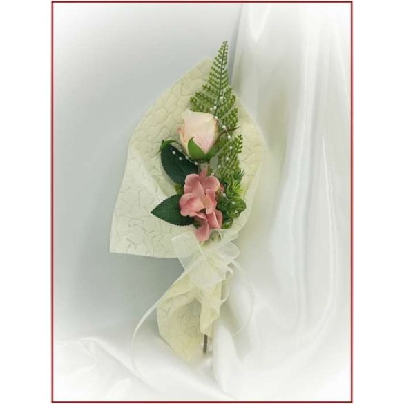 Mályvás-pasztell szülő-köszöntő örök-csokor 