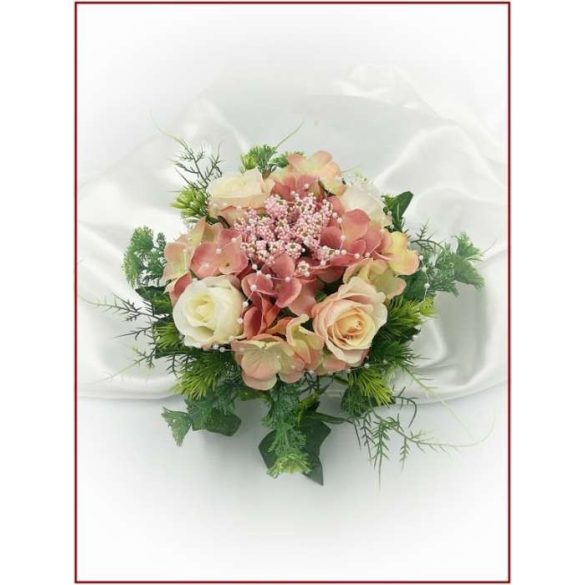 Mályvás-pasztell asztaldísz 