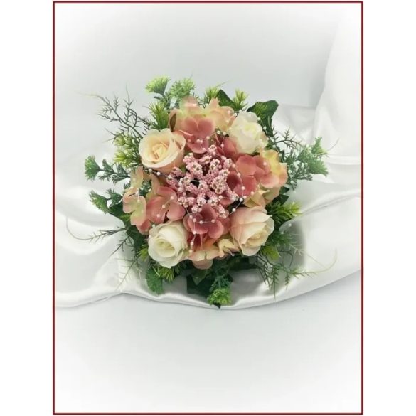 Mályvás-pasztell asztaldísz 