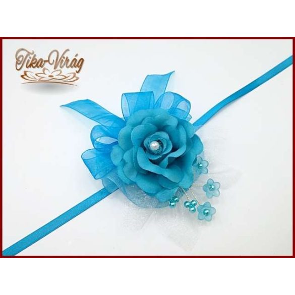 Csuklódísz Türkiz-fehér