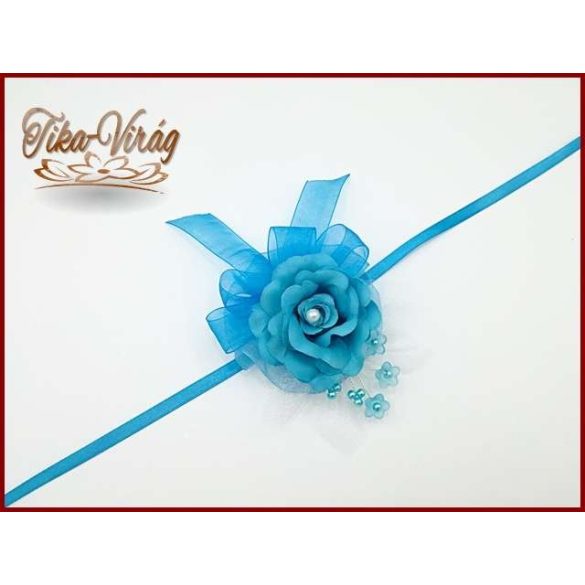 Csuklódísz Türkiz-fehér