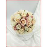 Mályvás-pasztell 24 szálas Örök-csokor 