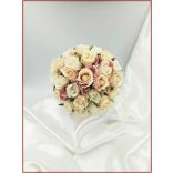 Mályvás-pasztell 24 szálas Örök-csokor 